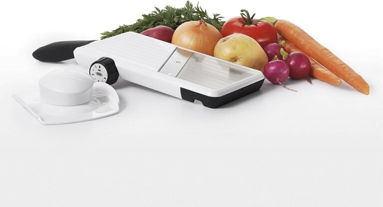 The $35 Adjustable Mandoline Slicer That Cut Vegetables Uniformly in Seconds